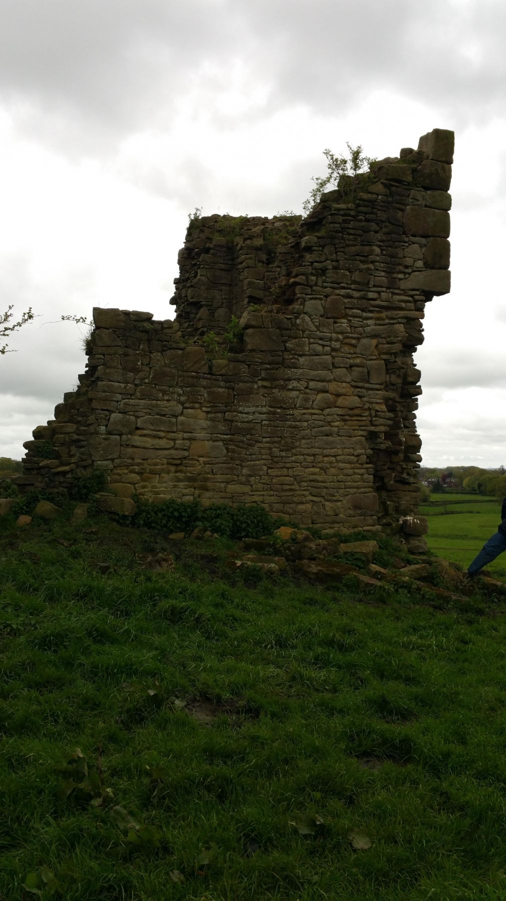 Ruins of Greenhalgh Castle (Image courtesy of Liz Cripps)